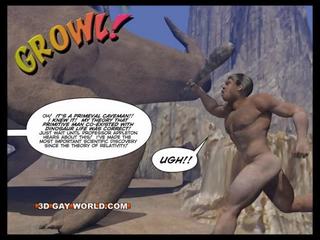 Cretaceous snavel 3d homo komisch sci-fi volwassen film verhaal