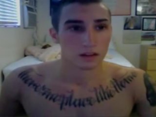 Adorable Tattooed Hunk- Part2 on GayBoysCam.com